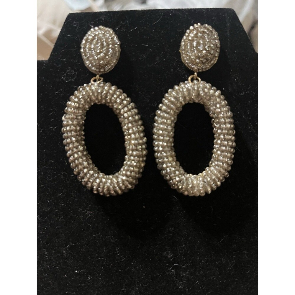 SUGARFIX BY BAUBLEBAR For Target Beaded Dangling Hoop Pierced Earrings